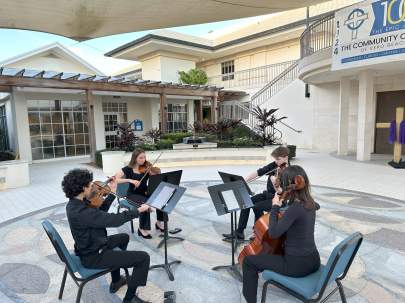 String quartet before Academy concert march 2024